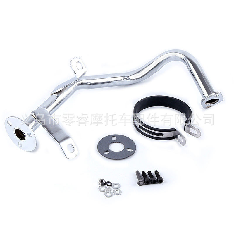 Motorcycle exhaust pipe muffler GY6 50 60 80cc motorcycle exhaust muffler