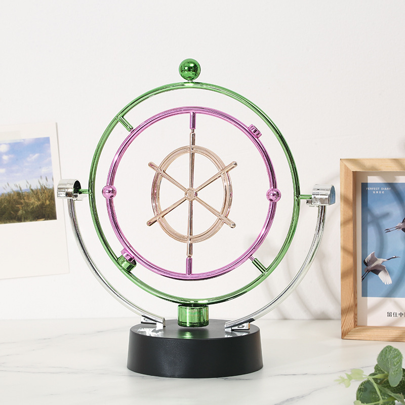 Ornamento caótico máquina de movimiento perpetuo Newton balancador billar de escritorio decoración del hogar silencioso
