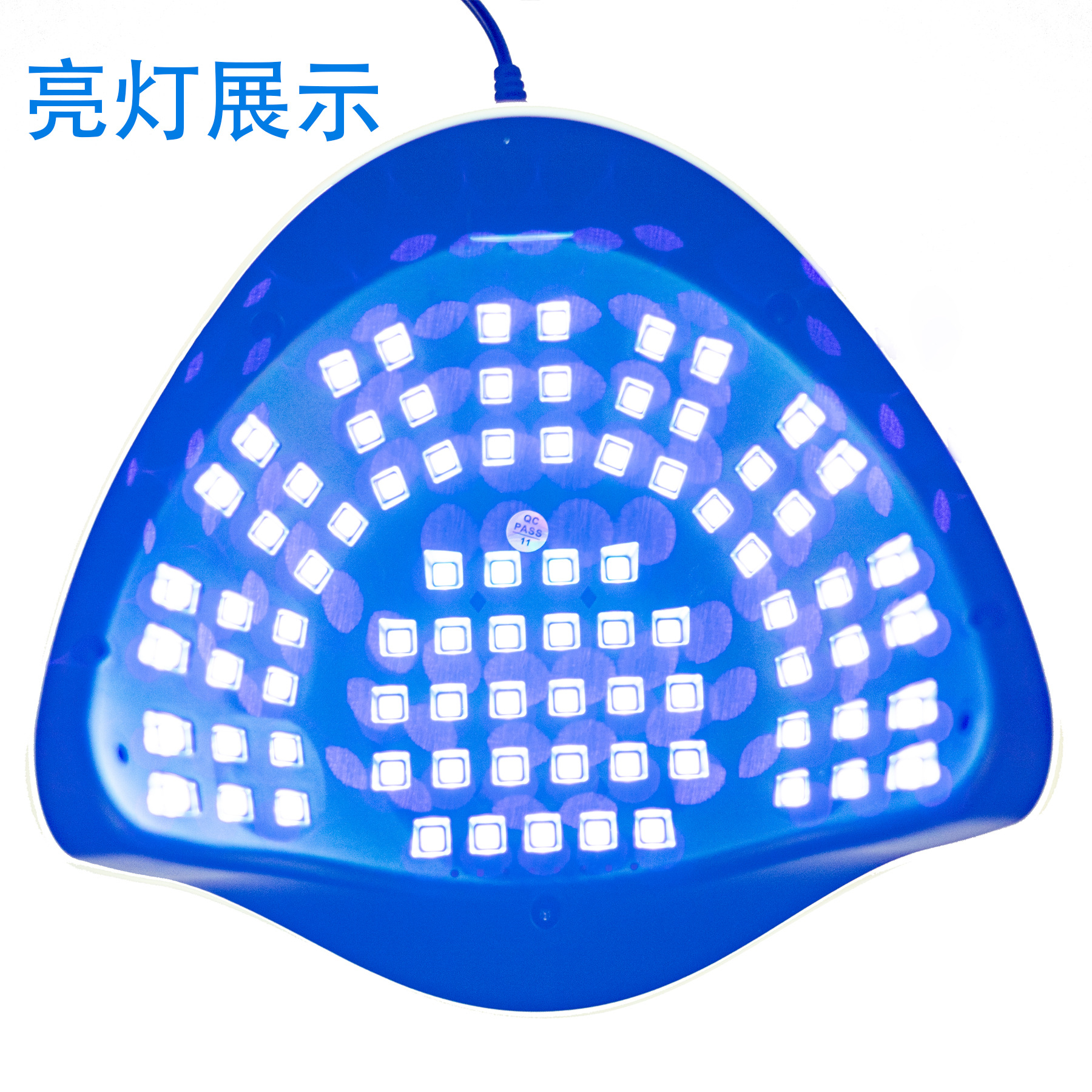 Luz de manicura de alta potencia X25 luz de fototerapia 81 lámpara LED cuentas de secado rápido pegamento de manicura no oscuro mano luz de asado de uñas UV