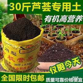 芦荟专用营养土有机种菜土壤家用多肉绿萝草炭土通用型花土泥土肥