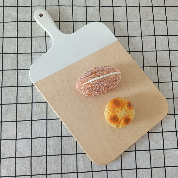 Japanese beech cutting board household bread board children's fruit plate wooden restaurant steak pizza cheese board