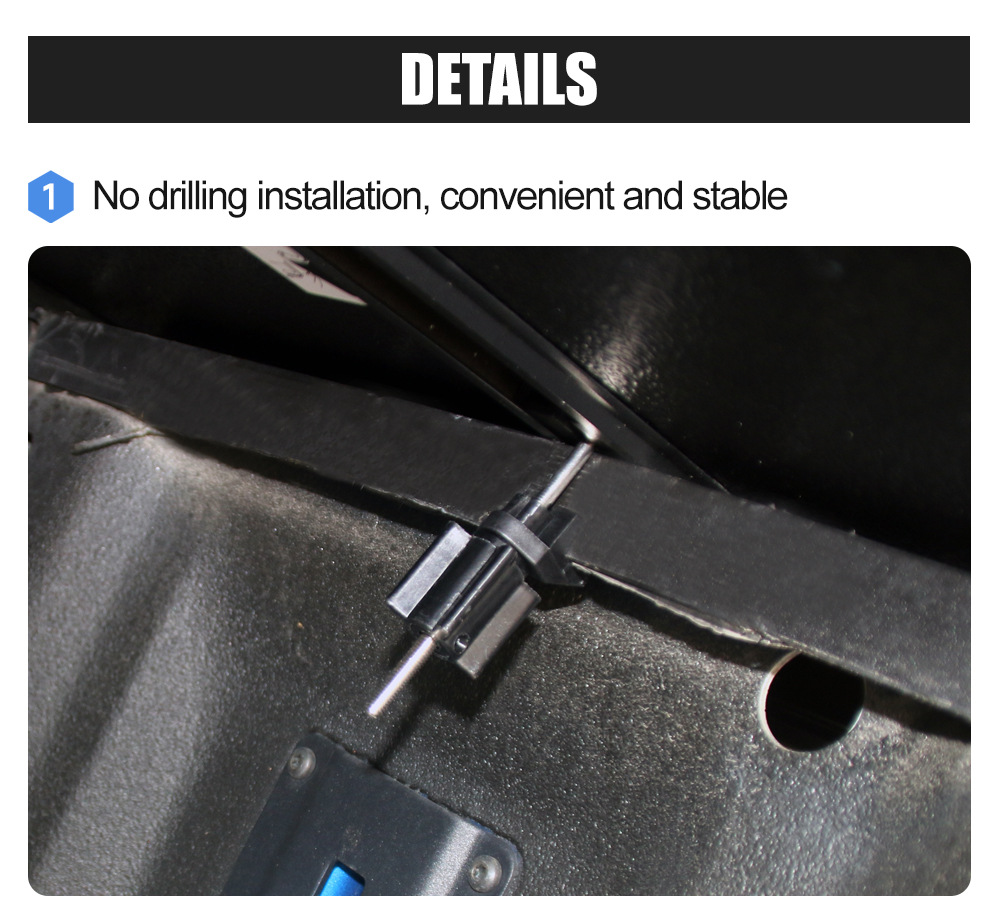 Cross-border Raptor F150 pickup roller shutter rear trunk cover RANGER hard tri-fold cover electric roller shutter car modification parts