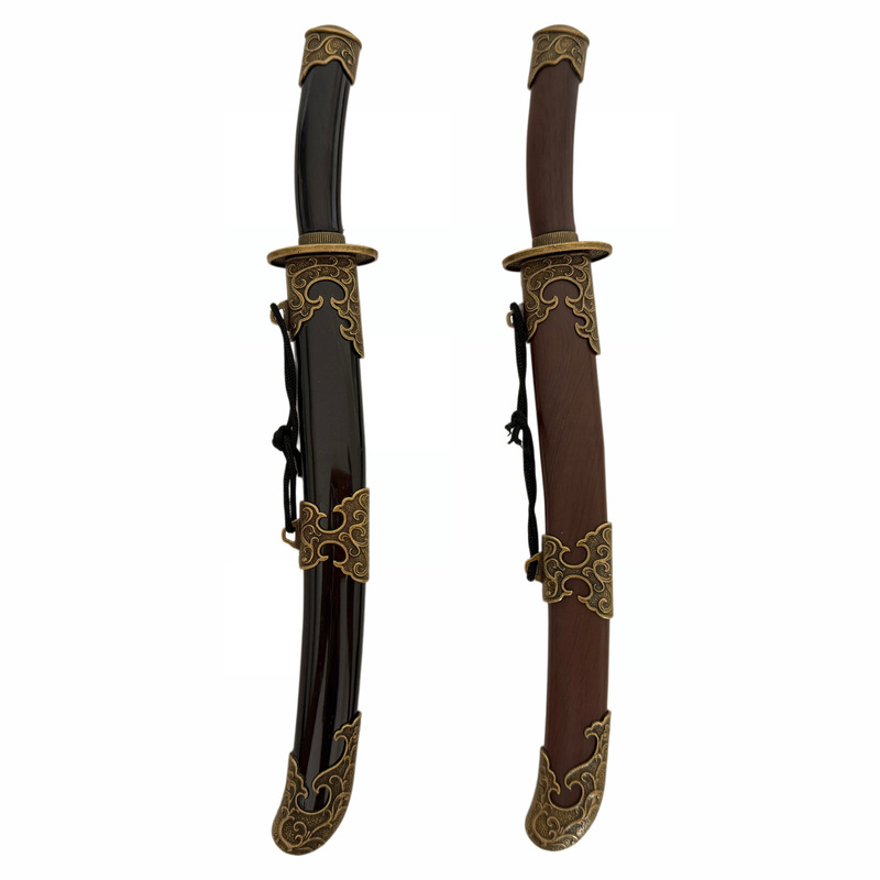 Decorative Sword Similar to the One Used in the Drama "The Grandmaster of Demonic Cultivation" by Xiaoqingdao, Embroidered Spring Knife, Metal Black Gold Curved Sword, Free Shipping Decorative Sword Similar to the One Used in the Drama "The Grandmaster of Demonic Cultivation" by Xiaoqingdao, Embroidered Spring Knife, Metal Black Gold Curved Sword, Free Shipping