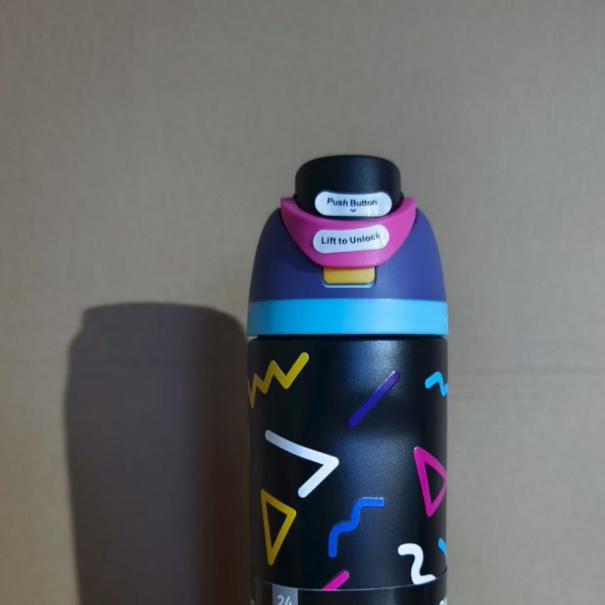 Vaso Aislado de Acero Inoxidable 304 Estilo Owala de Amazon con Asa, Botella de Agua Deportiva, Vaso de Doble Uso, Vaso para Agua, Regalo