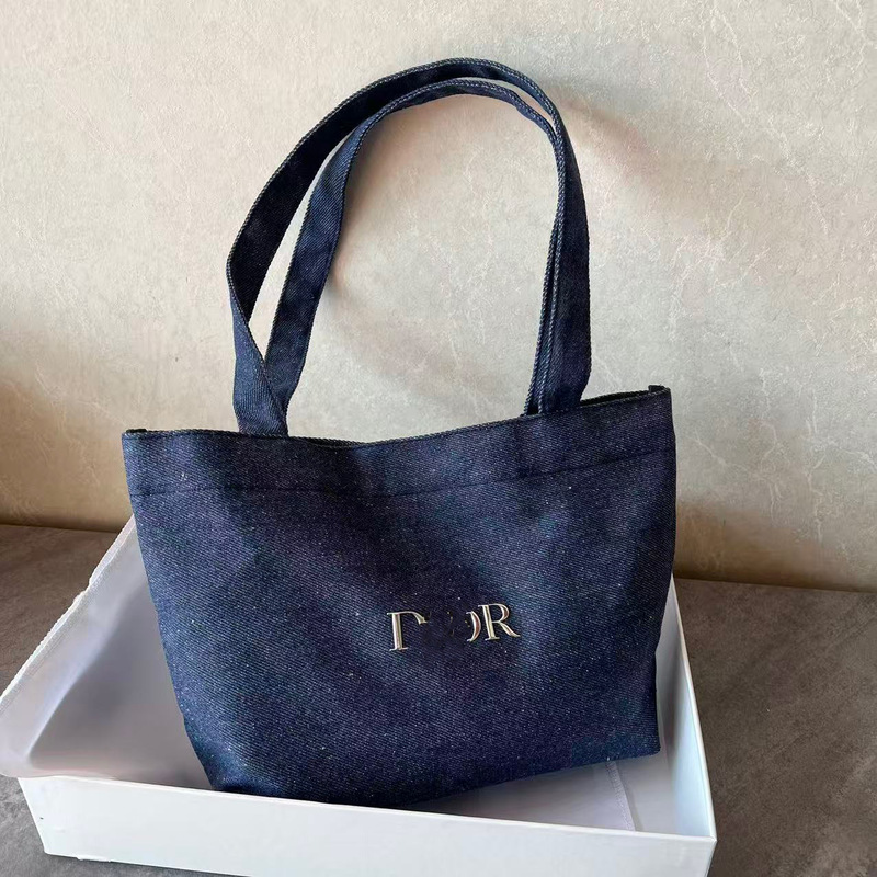 Cross-Border New Denim Tote Bag for Women, Large Capacity Shoulder Handbag, Simple and Stylish Commuter Bag, Versatile Style