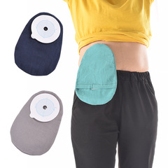 Ostomy Pouch Protector & Dust Cover, Breathable Multi-Color Ostomy Wrap with Detachable Protective Sack