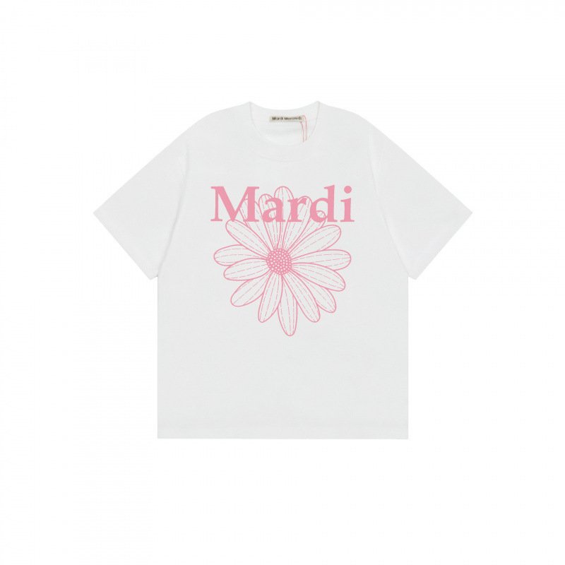 【カウンター品質】韓国マルディトレンドブランド半袖Tシャツリトルデイジードーマンプリントラウンドネックピュアコットンクロスボーダー|undefined
