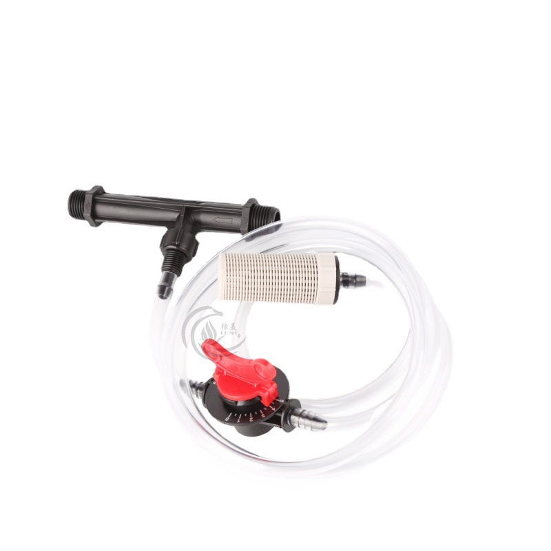 Inyector de Fertilizante Venturi 1/2 Pulgada con Manguera de Succión, Aspiración por Sifón, para Riego por Goteo image 6