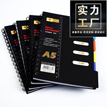 A5��Ȧ���ʼǱ���ǩ���±�ӡˢ����PP����ʼǱ��ռǱ���¼������