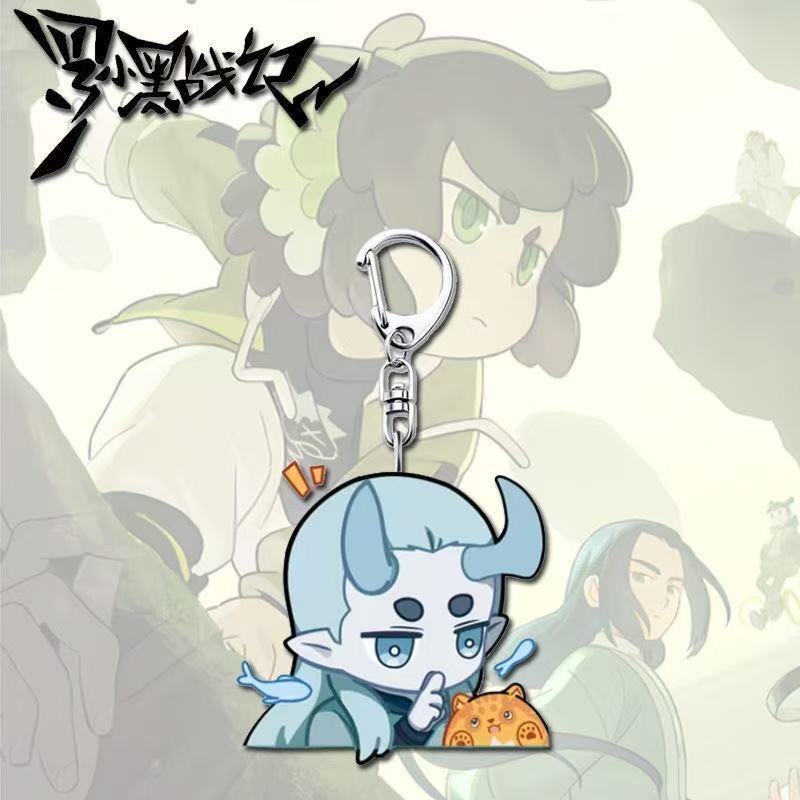 罗小黑钥匙扣挂件亚克力动漫周边系列创意卡通包包饰品挂饰礼物|undefined