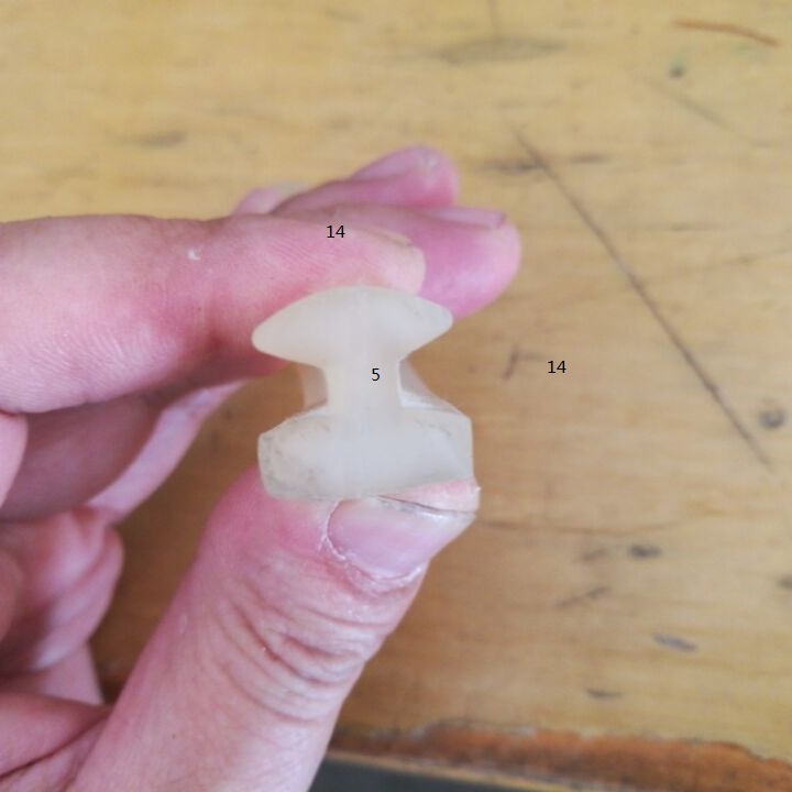 长环蒸化机挂布轮硅胶条（工字形）