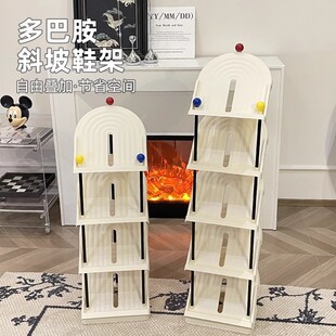 Multi-Layer Shoe Rack Entrance Door Household Simple Small Shoe Cabinet Indoor Bathroom 2024 New Slipper Storage Rack