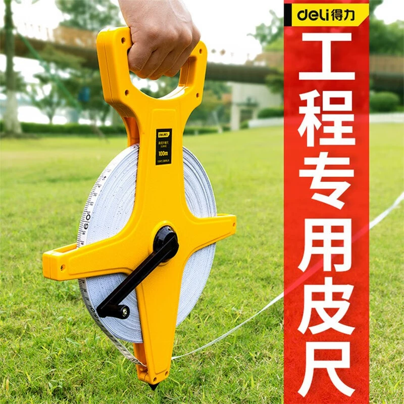 Деликатный инструмент стеллаже стекловолокна длинная рулетка рулетка 100 м измерительный инструмент линейка ручная линейка