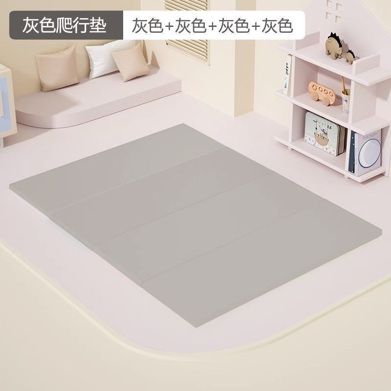 Alfombra para gateo de bebé XPE PU, plegable, de gran tamaño, acolchada, juguetes infantiles seguros y ecológicos