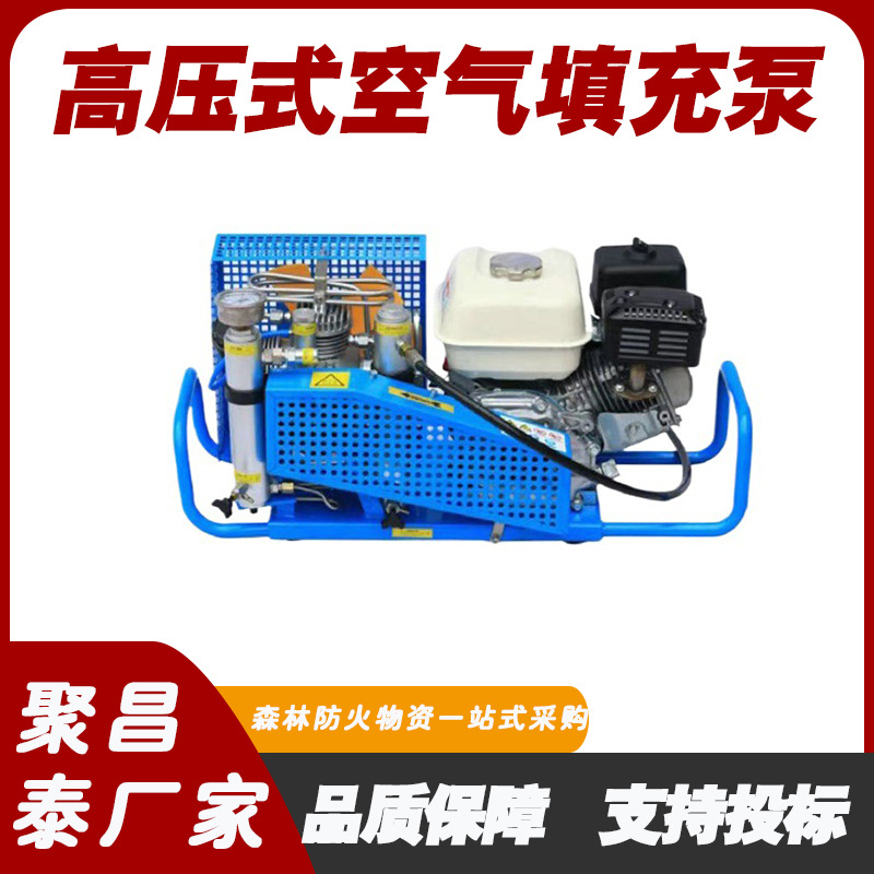 正压式消防空气呼吸器充气泵 RZX100空气压缩机 高压式空气填充泵