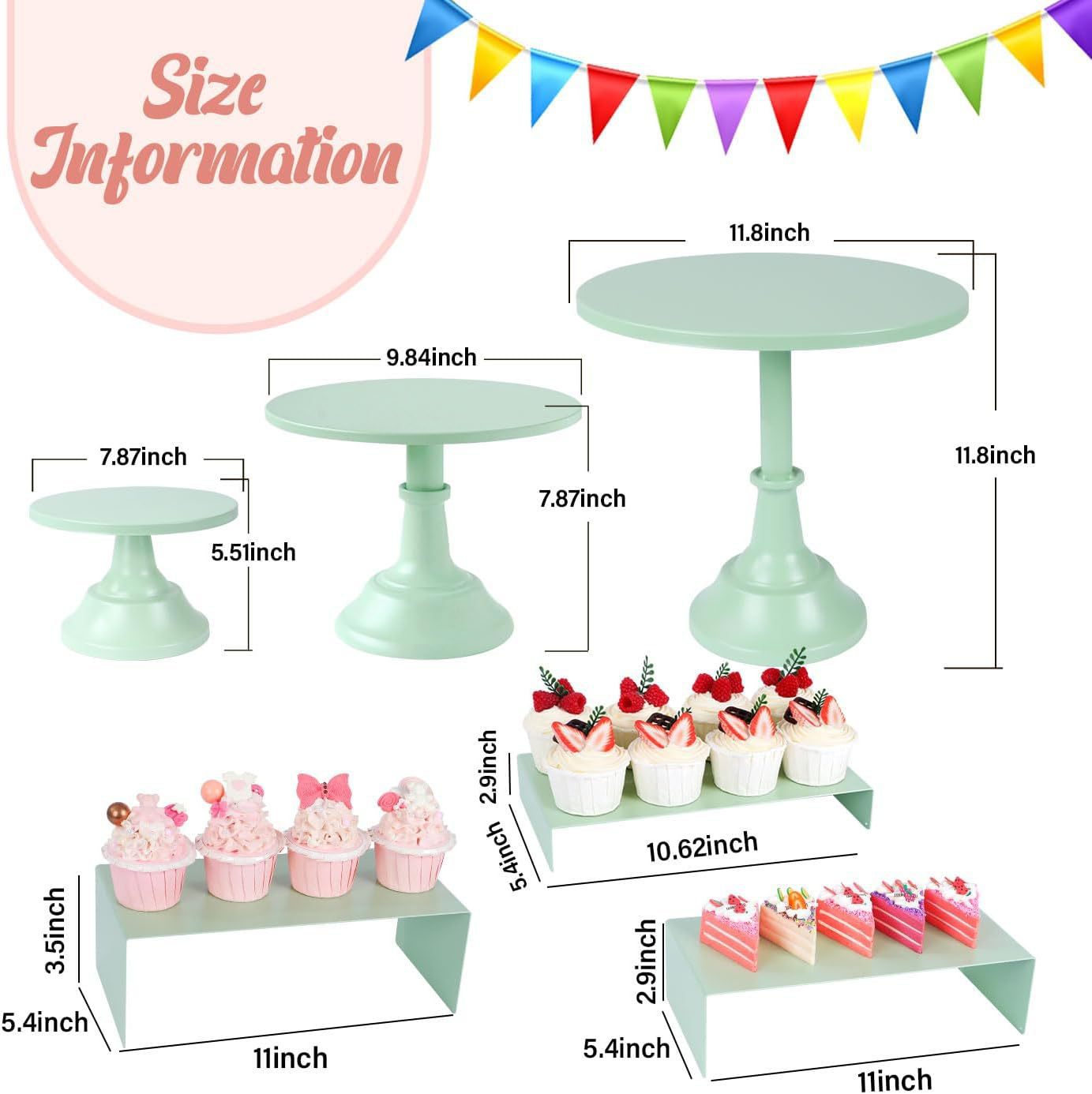 Soporte de postre soporte de exhibición decoración pastel postre pastelería bandeja comida fría resto soporte de mesa tarde té merienda stand