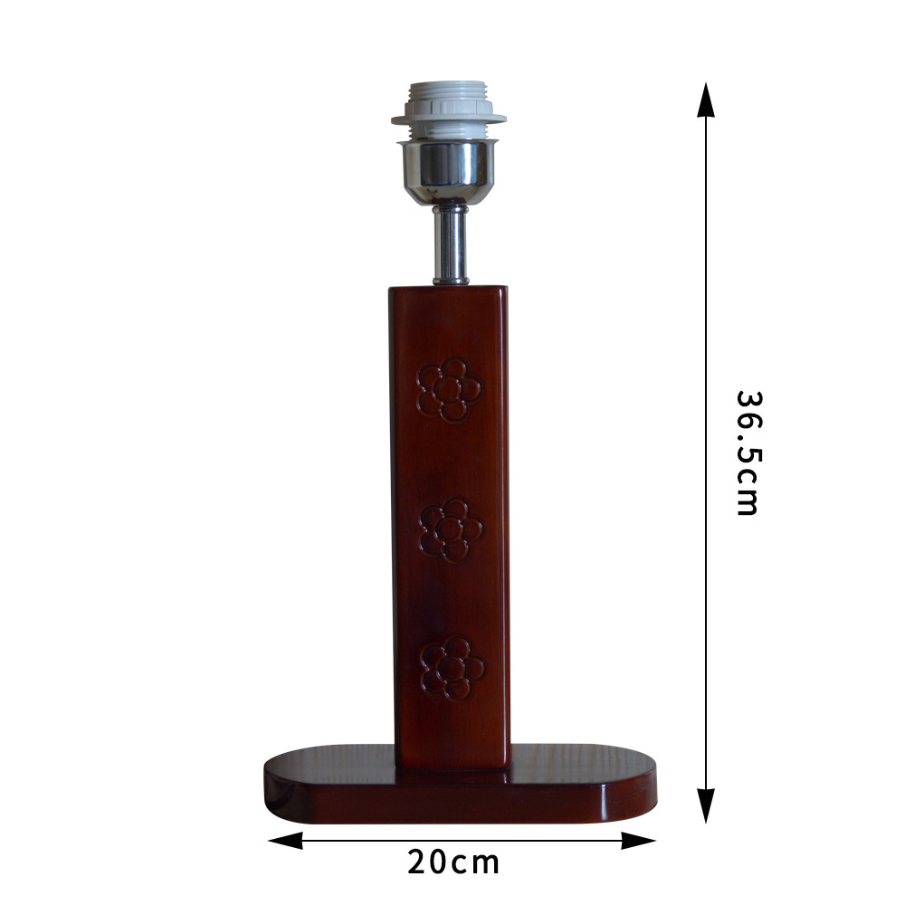 Base marrón ovalada (material importado)