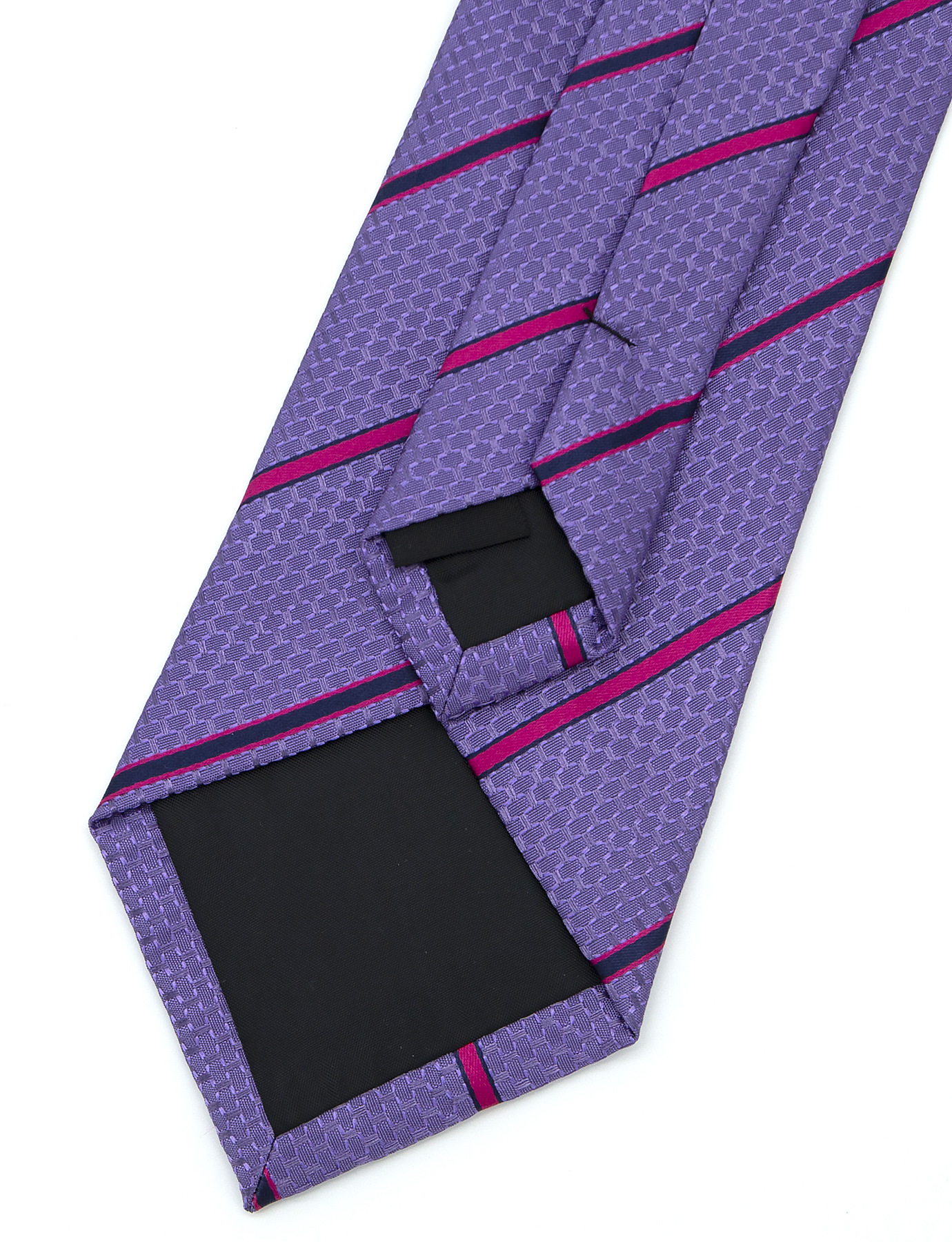 Entreprise Formel Bande Plaid Polyester Unisexe Cravate display picture 13