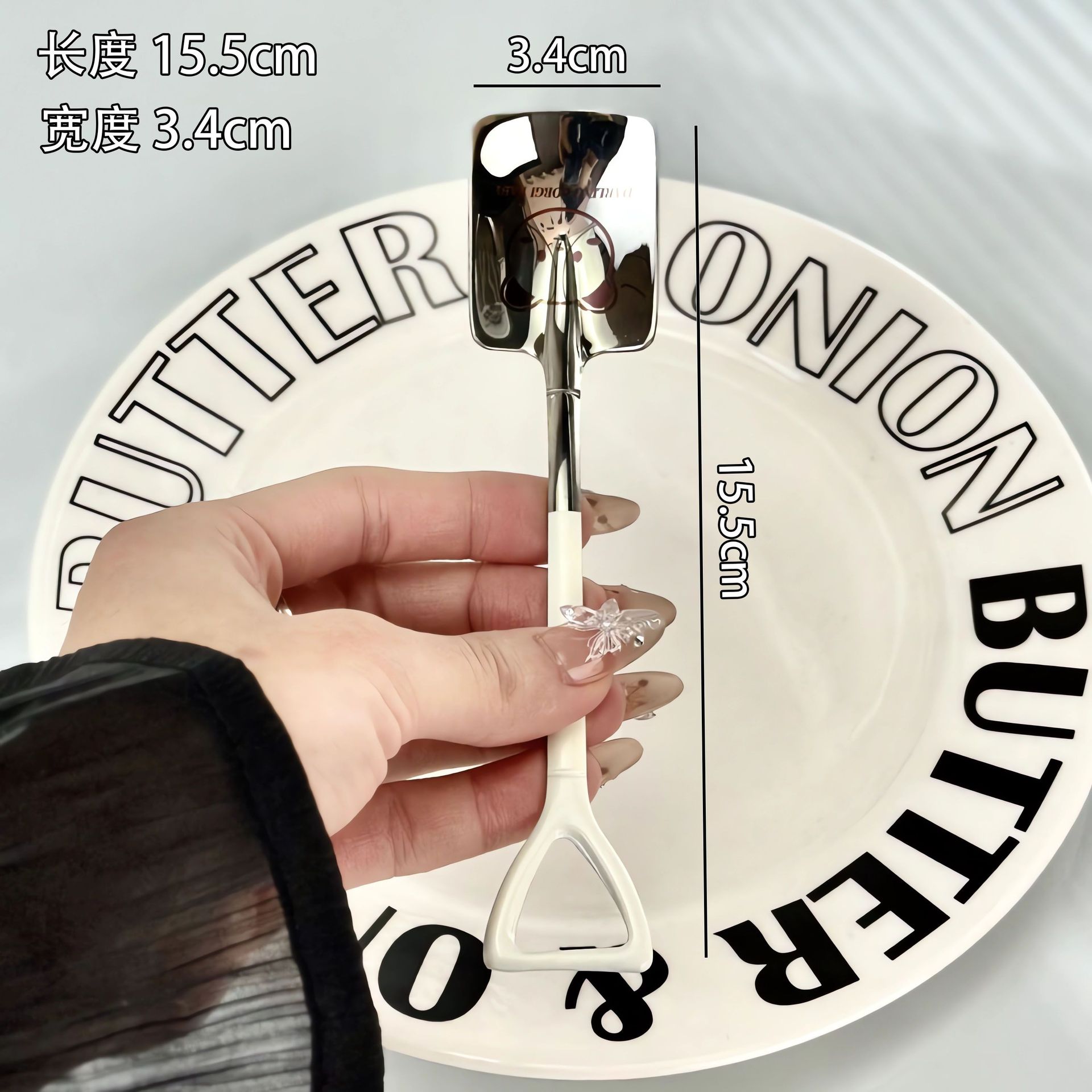 보온 디저트 스푼 1팩 [사각형 헤드]