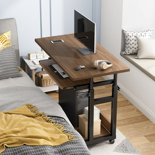 Bedside Table Movable Simple Small Table Bedroom Home Student Desk Simple Lifting Dormitory Lazy Computer Desk
