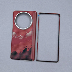 适用vivo XFold5手机壳x fold5折叠屏超薄凯夫拉芳纶纤维磁吸中轴