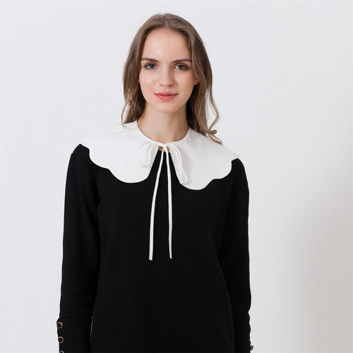 Big collar artifact autumn and winter outer coat fake collar fake collar shawl collar trendy doll collar cloak waistcoat