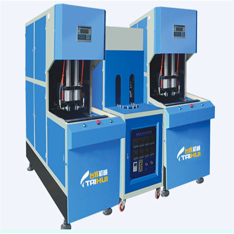 Máquina que sopla de la botella semiautomática pequeña máquina que sopla de la botella de plástico multifuncional una ayuda dos botella de agua mineral máquina que sopla de la botella del ANIMAL DOMÉSTICO