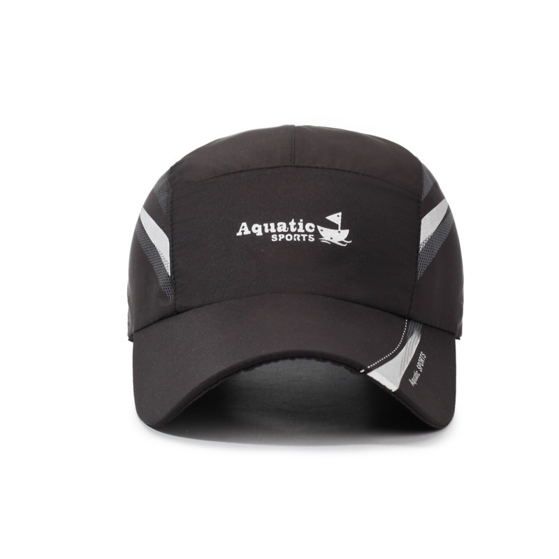 Spring Summer Quick-dry Baseball With Lettering, Thin Sun-shading Casual Cap For Men And Women, Couple's Outdoor Hat,_voghion.com