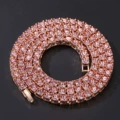 Rose gold pink diamond 5mm