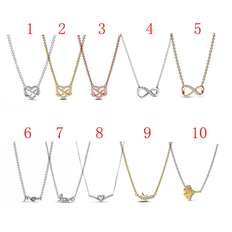 Panjia White Copper Silver-plated Rose Gold Ring Temperament All-match Personality Clavicle Chain Fashion Eternal Base Chain Necklace