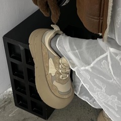 Sgirl厚底松糕底拼色復古時尚休閒百搭大頭丑萌百搭麵包鞋女單鞋