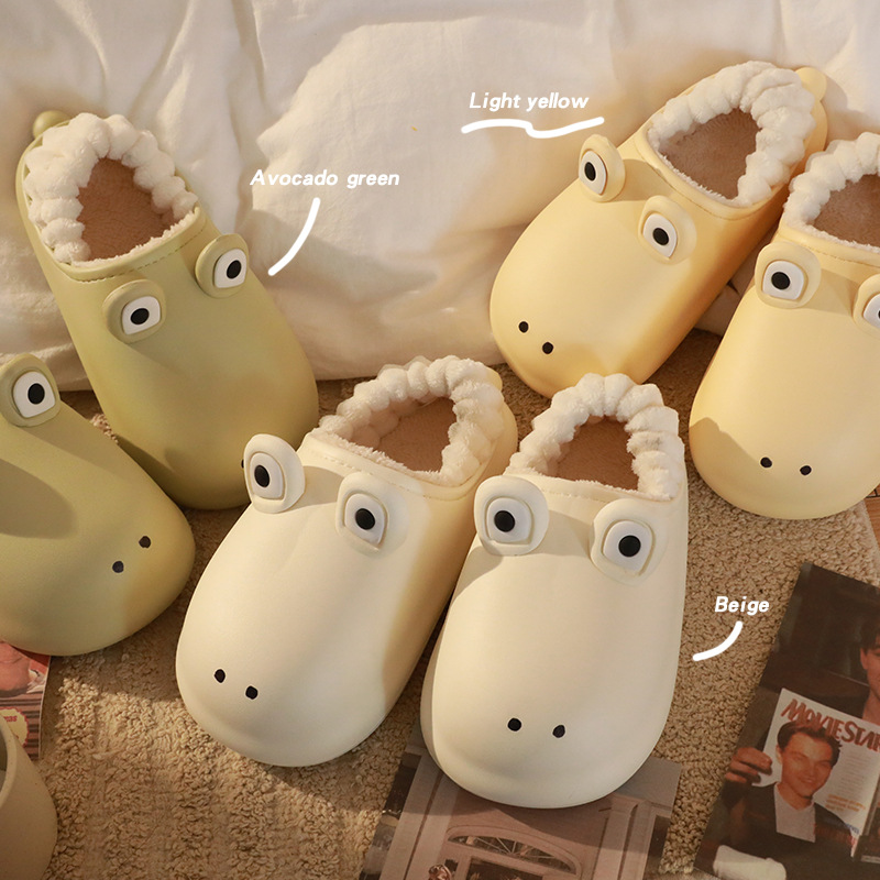 Comfortable keep warm ultra-soft cartoon slippers