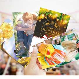 小卡方卡明信片书签来图定制贺卡名片图片自制自印加厚满天星打印