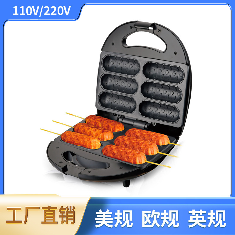 アメリカとヨーロッパの国境を越えたソーセージ焼き機、家庭用ホットドッグソーセージ朝食ソーセージ焼き機、ハムソーセージ焼き機、フライドソーセージ焼き機|undefined
