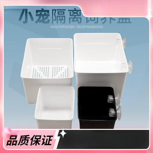 Isolation Box Turtle Seedling Isolation Black and White Hair Color Box Fish Tank Breeding Box Peacock Fish Hatching Box Multifunctional Feeding Box
