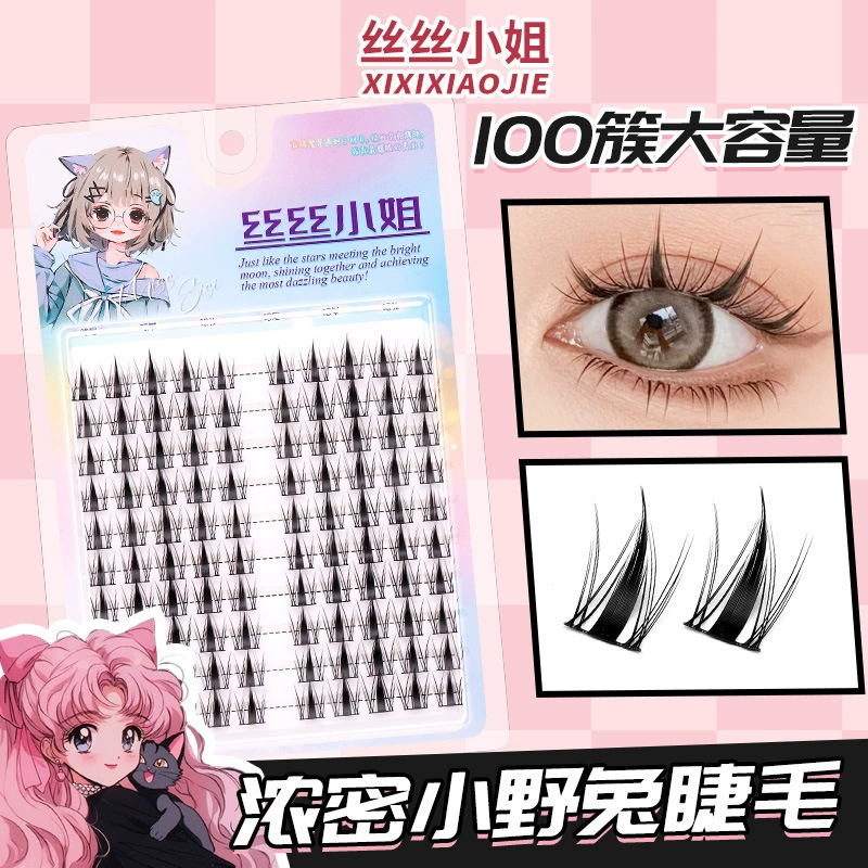False eyelashes, capacious dense realistic comics