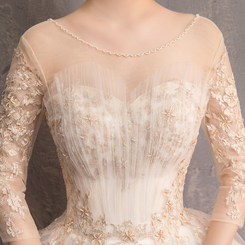 Vestido de Novia 2025, Nuevo Estilo Elegante, Tirantes Espagueti, Cola Larga, Estilo Bosque, Súper Romántico, Simple, Delgado