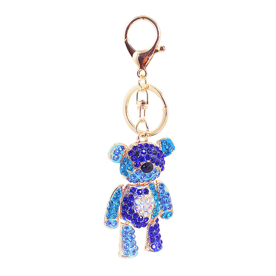 58g Weight Keychain Classification 1 Piece Quantity Housewarming, Graduation Occasion Zinc alloy Material Bear Pattern Unisex Gender Cute Style Cute Bear Zinc Alloy Unisex Keychain 16