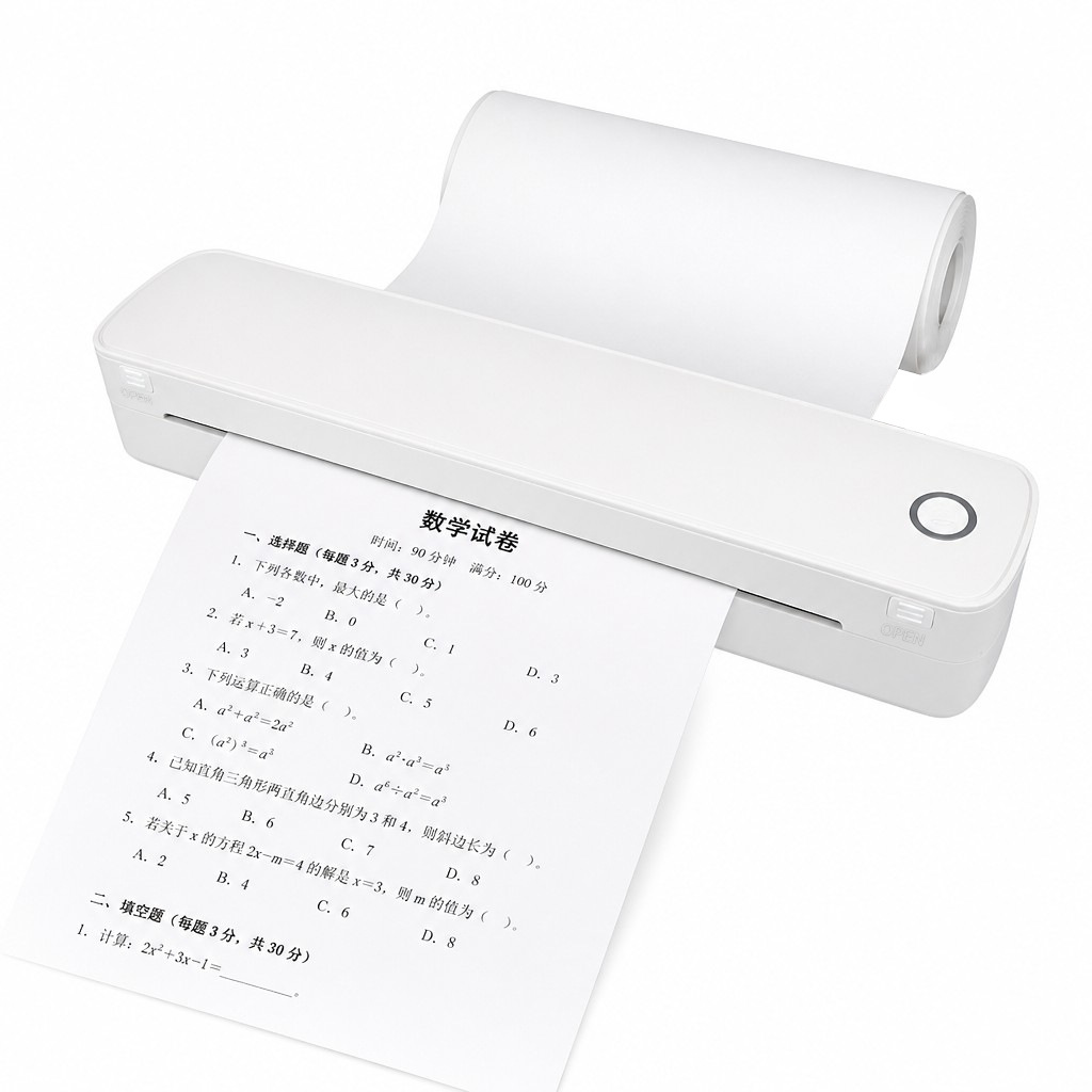Impresora Térmica Portátil Sin Tinta A4 con Bluetooth para Estudiantes y Hogar image 6