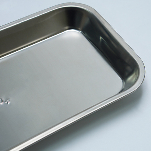 304不锈钢牙科方盘换药消毒盘牙科口腔器械平底盘消毒齿科手术盘