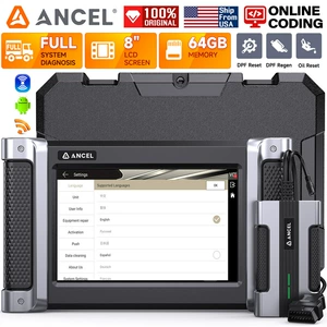 ANCEL HD8000 dizel mühərrik diaqnostika aləti, ağır yük maşını, DPF regenerasiya