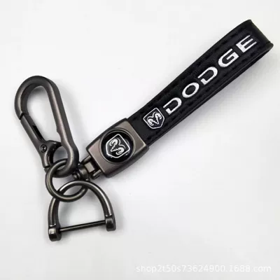 Metal Keychain Car Logo, Other Automotive Exterior Supplies - dodge-matt-gunmetal-lambskin-hanging-clock