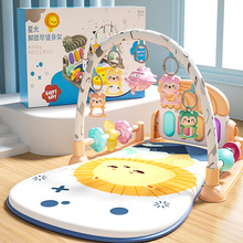 跨境婴儿脚踏钢琴健身架器宝宝躺着玩3个月新生儿6早教玩具批发