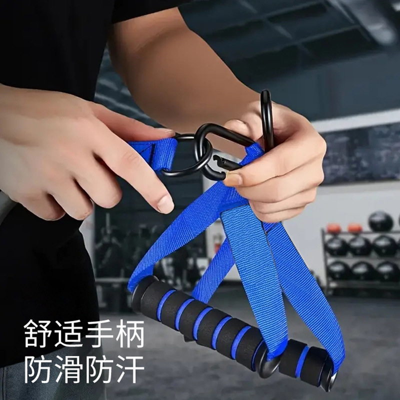 健身拉力绳套装  300磅阻力带胸肌力量训练弹力绳多功能拉力器|undefined