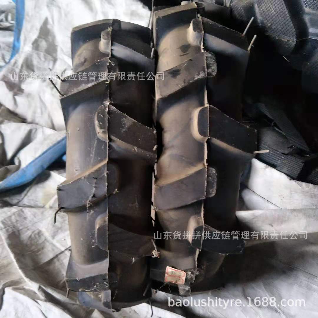 5.00-8 小型拖拉机 微耕机轮胎 加宽人字花纹