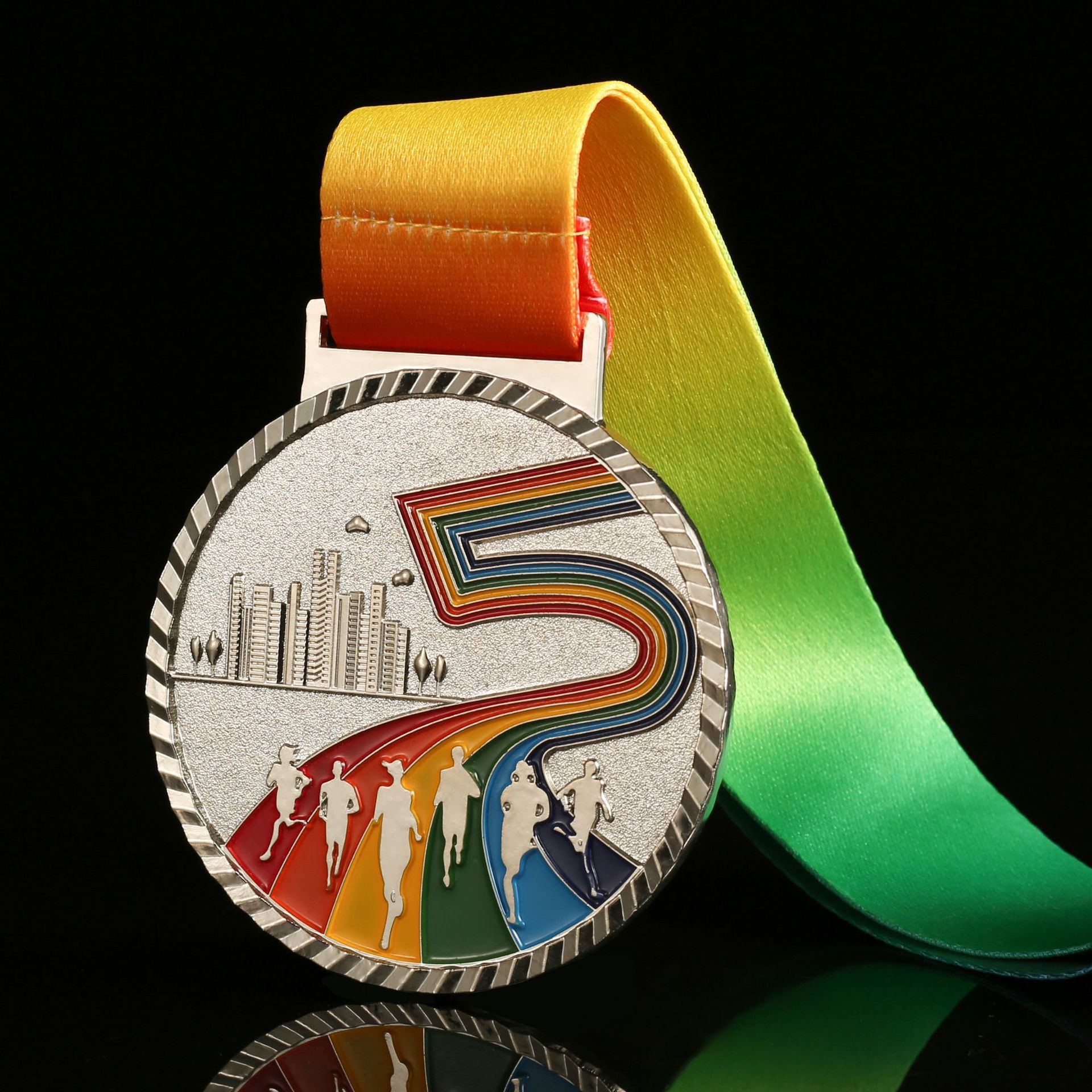 Deportes medalla de Metal signo Medalla de la competencia aleación de zinc recuerdo maratón medalla de metal haciendo listado