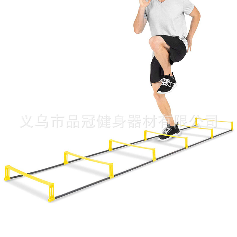 Entrenamiento de fútbol Escalera ágil Escalera ágil multifuncional de doble uso Escalera de salto Escalera sensible Escalera de cuerda Escalera de entrenamiento sensible