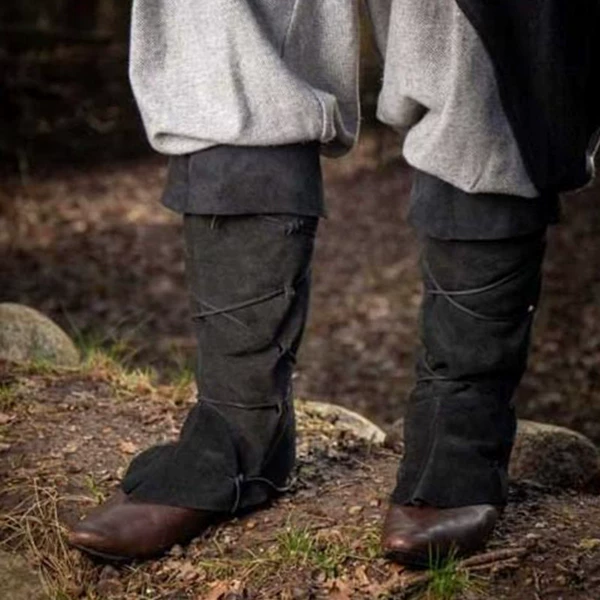 Matte black gaiters
