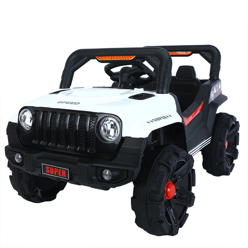 Coche eléctrico para niños vehículo todoterreno coche de control remoto coche de dos asientos coche de cuatro ruedas coche de bebé masculino y femenino tesoro auto-conducción coche de batería
