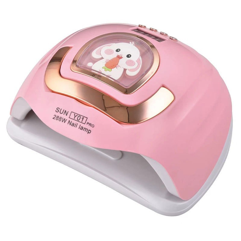 Lámpara de uñas 288W lámpara de fototerapia de uñas inteligente LED fuente de luz dual máquina de fototerapia inteligente esmalte de uñas pegamento para hornear lámpara transfronteriza